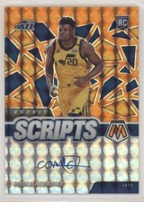 2020 Panini Mosaic Rookie Scripts Orange Prizm Udoka Azubuike #RS-UDO Auto 07rd