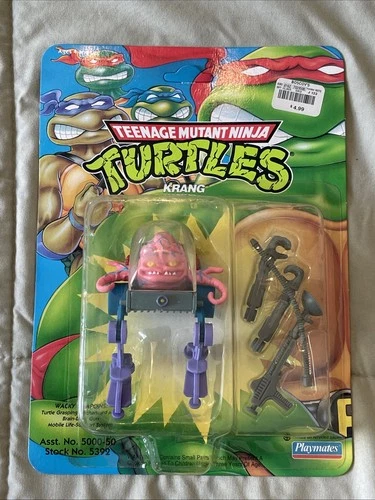 Playmates Teenage Mutant Ninja Turtles Krang Vintage Figure 1992 UNPUNCHED