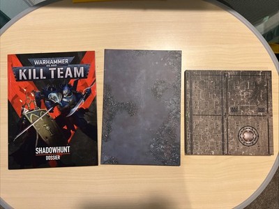 [new] Warhammer 40k Kill Team Shadowhunt Book Map Lot