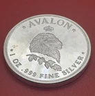 1994 Avalon Lion 1 oz .999 Fine Silver Round In Freedom's Name Luminosus Vitaae