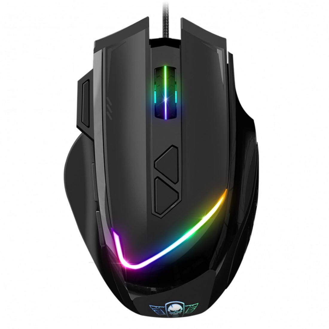 Souris Gaming programmable Pro-M3 avec Tapis de Souris Gamer RGB 7200DPI