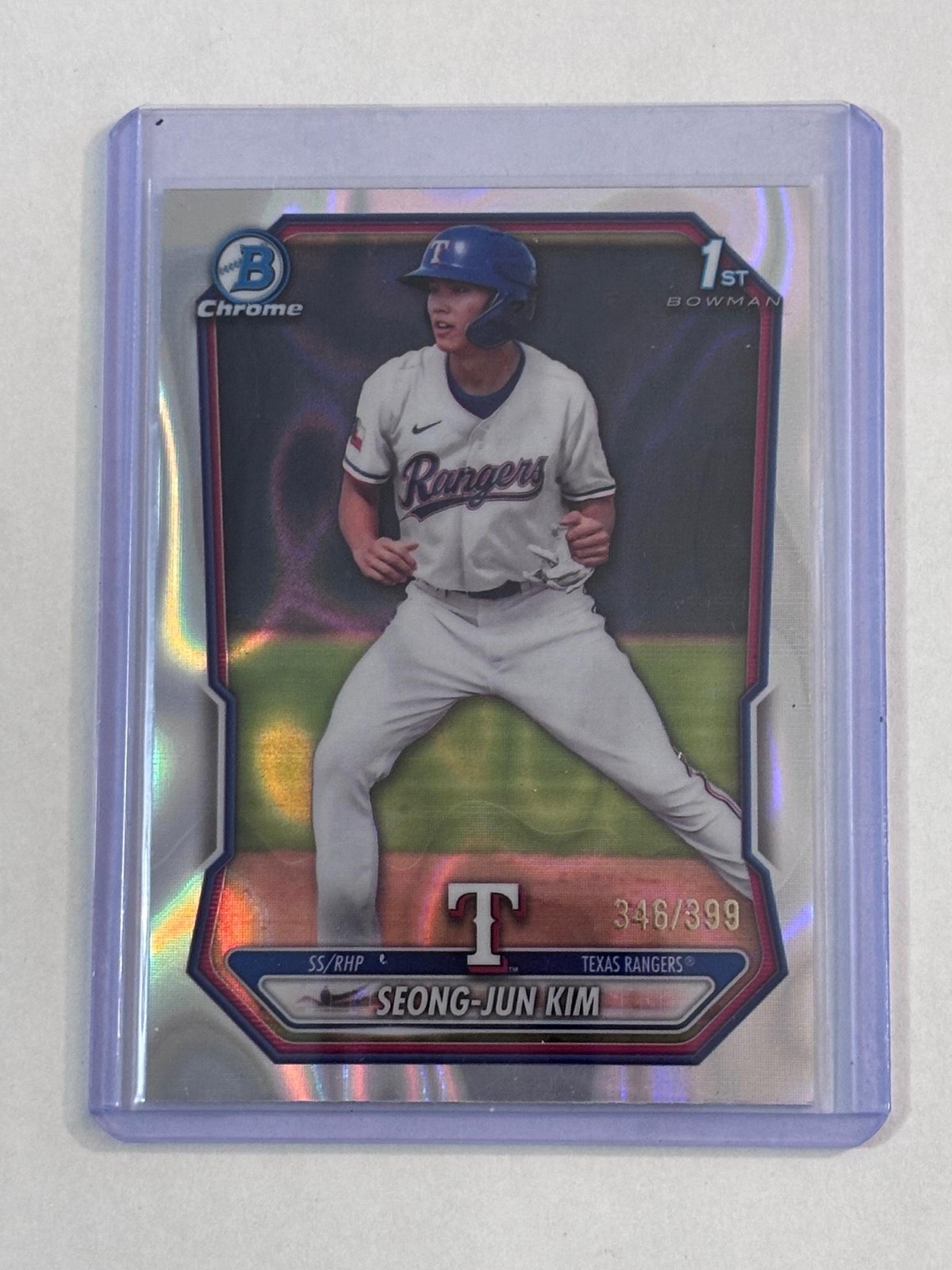 Seong Jun-Kim 2026 Bowman Chrome Prospects Lava Refractor #/399
