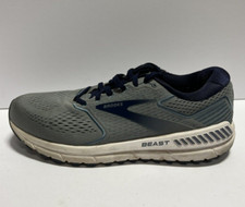Brooks Mens Beast 20 Running Shoes Gray, Size 10.5 D