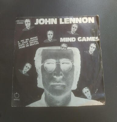 John Lennon Mind Games Italy Rare 45 RPM 7 
