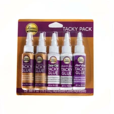 Aleene's Original Tacky Packs Trial 5 Pack (25115)