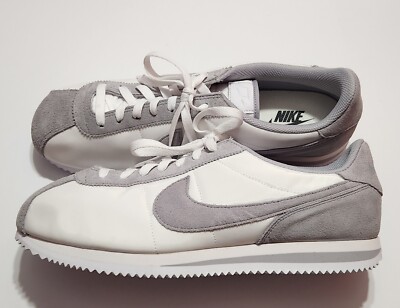 Nike ID Cortez 72  Running Shoes FJ8890-905 Gray White Suede Women 14.5/Men 13