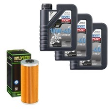 HiFlo Ölfilter Set LIQUI MOLY 10W-40 Street 3L für Ural Solo 750 Bj.2004