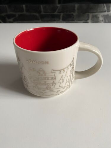 Starbucks Christmas 2016 London Mug Gold Big Ben Tower You Are Here Collection - Picture 1 of 4
