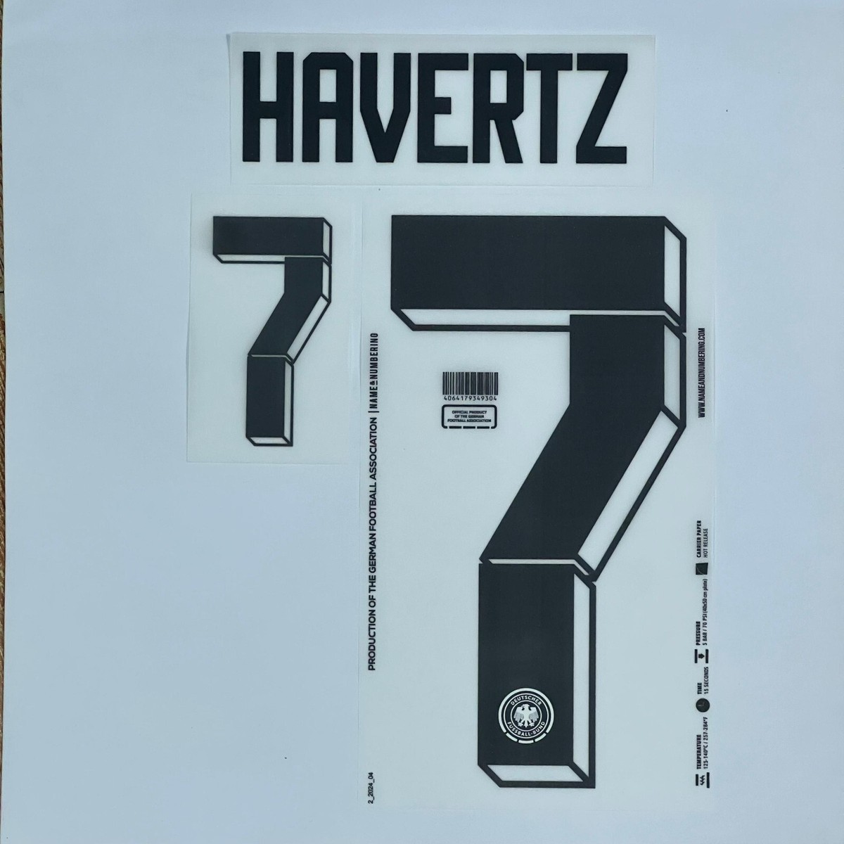 ユーロ2024ドイツチームホームユニフォーム7番 Havertz adidas Germany Home Havertz 7 Jersey 2024-2025 (Official