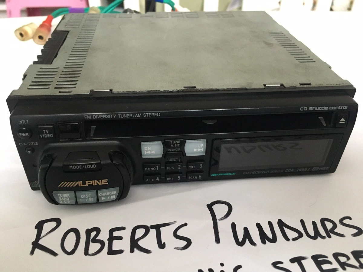 Alpine CDA-7835J CD player/radio FOR PARTS ONLY