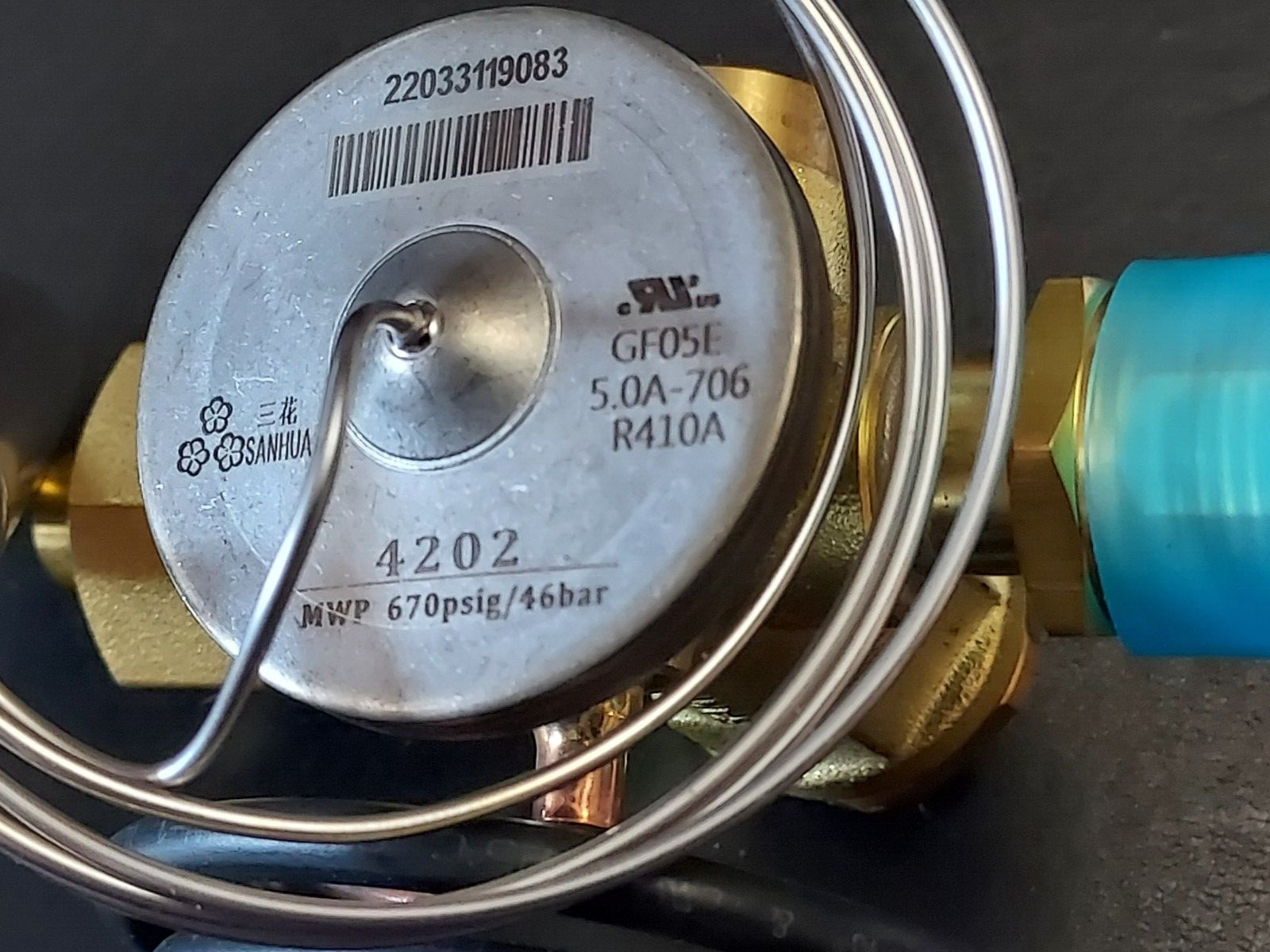 Sanhua Model X5-5 Thermostatic Expansion Valve 4202, NEW IN BOX