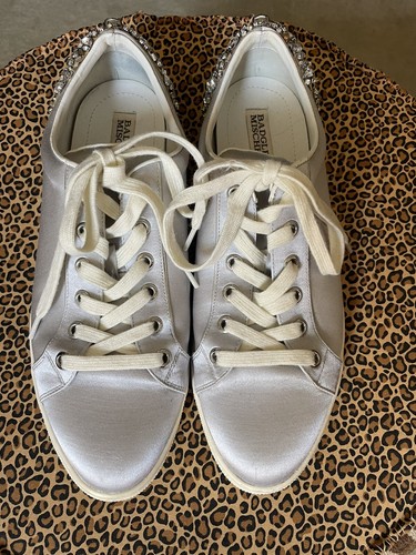 Badgley Mischka “Shirley” Crystal Encrusted Sneaker - Picture 2 of 7