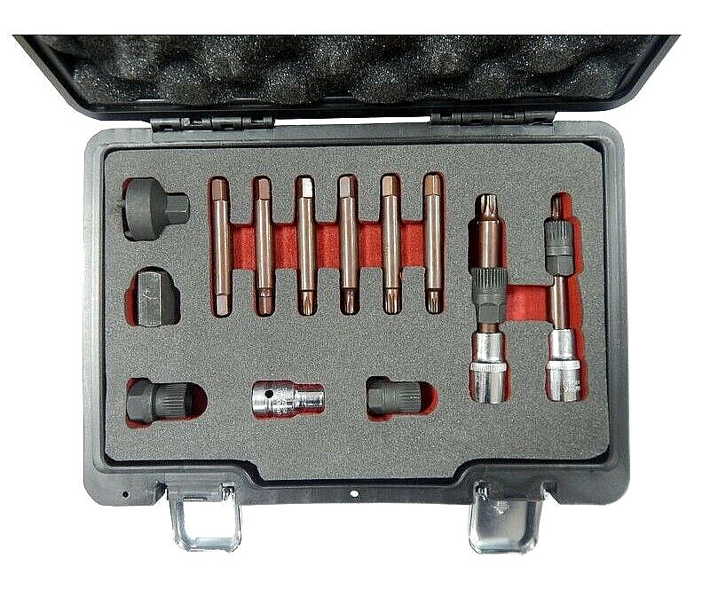Kit démontage poulie alternateur débrayable et clés pour poulie F-04