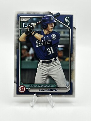 (6) 2024 Bowman Aidan Smith 1st Bowman BP-45 Mariners Paper Lot