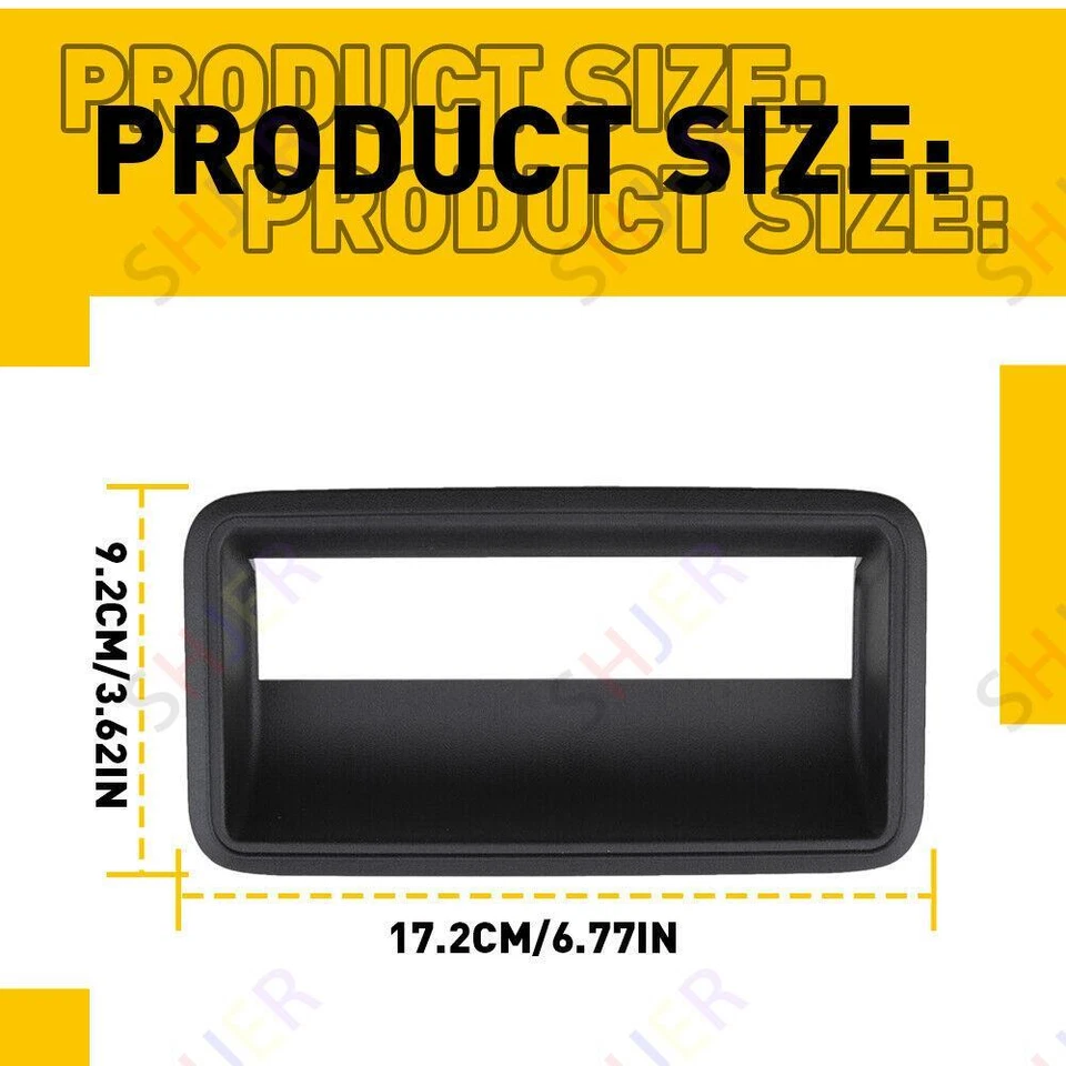 Cubierta de bisel de manija de puerta trasera exterior de auto para Chevrolet C1500 92-99 K1500 88-99 Foto 2 de 4