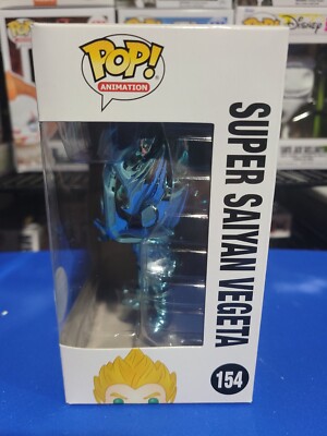 Funko POP! Super Saiyan Vegeta 154 NYCC 2018 Blue Chrome Dragon