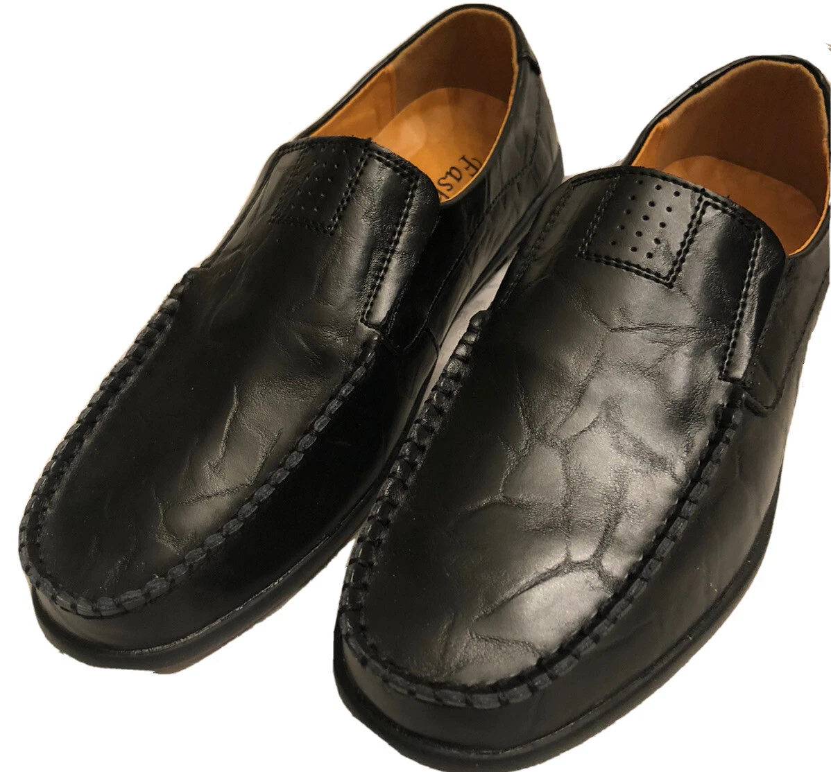 Men's Comfortable Leather Casual Breathable Driving Fashion Dress Shoes NEW SZ 9
