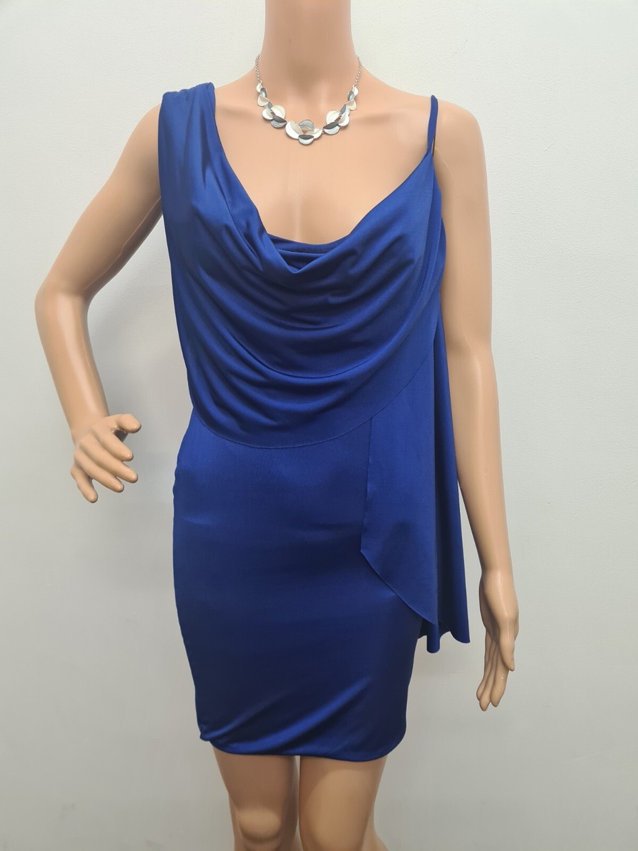 Ladies Glam PLT Size 8 Royal Blue Mini Dress, Sleeveless, Sexy Party