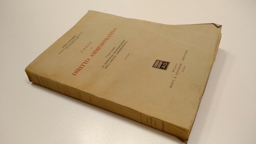 G. ZANOBINI CORSO DI DIRITTO AMMINISTRATIVO GIUFFRE 1952 volume 5° CVAM5/19 - 第 1/5 張圖片
