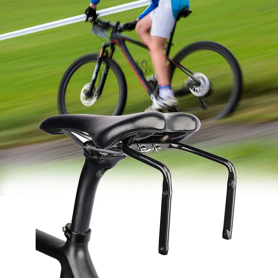 Bike Saddle Bag Stabilizer Bar Water Bottle Holder Anti-shake Rear Rack Bags - Image 3 of 4