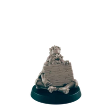 Human Beggar W/Sign - Everyday Folk - Minis - EC3D - - Dungeons & Dragons - RPG 