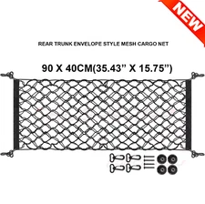 Rear Trunk Envelope Style Organizer Cargo Net for HYUNDAI VELOSTER 2012-2017 New