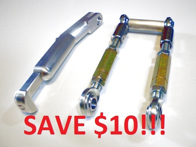 Friendly GSX-8R All Years Adjustable Kickstand & Lowering Links