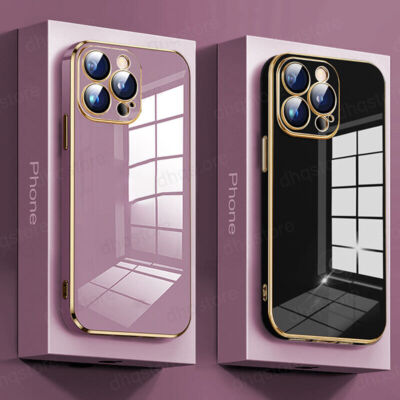 Plating Hülle für iPhone 17 16 15 14 13 Pro Max 12 11 Handy Schutz Silikon Case