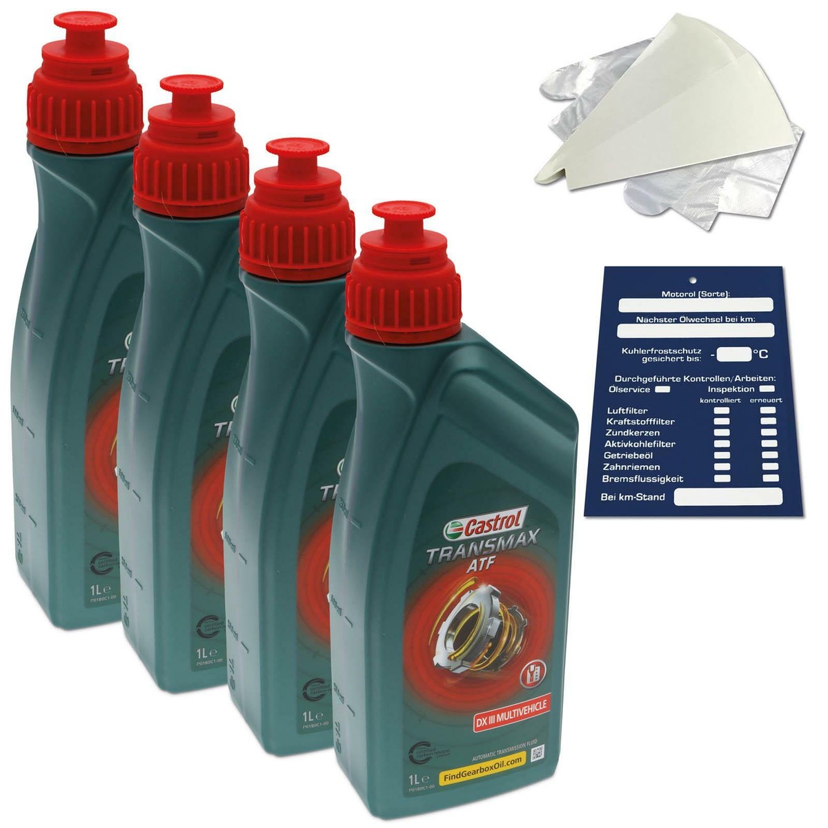 4 Litre Castrol Transmax Atf Dx III Multivehicle Automatic Gear