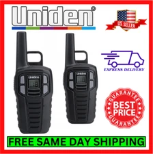 UNIDEN Long Range 2-Pack Two Way Walkie Talkies Radio Rechargeable 16 MILE 2-Way