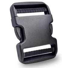 Coobigo 5 Pack 2 Inch Quick Side Release Plastic Buckle Clips Snaps Military