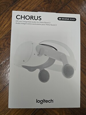 LOGITECH CHORUS VR OFF EAR INTEGRATED AUDIO FOR META QUEST 2 OCULUS READY NEW