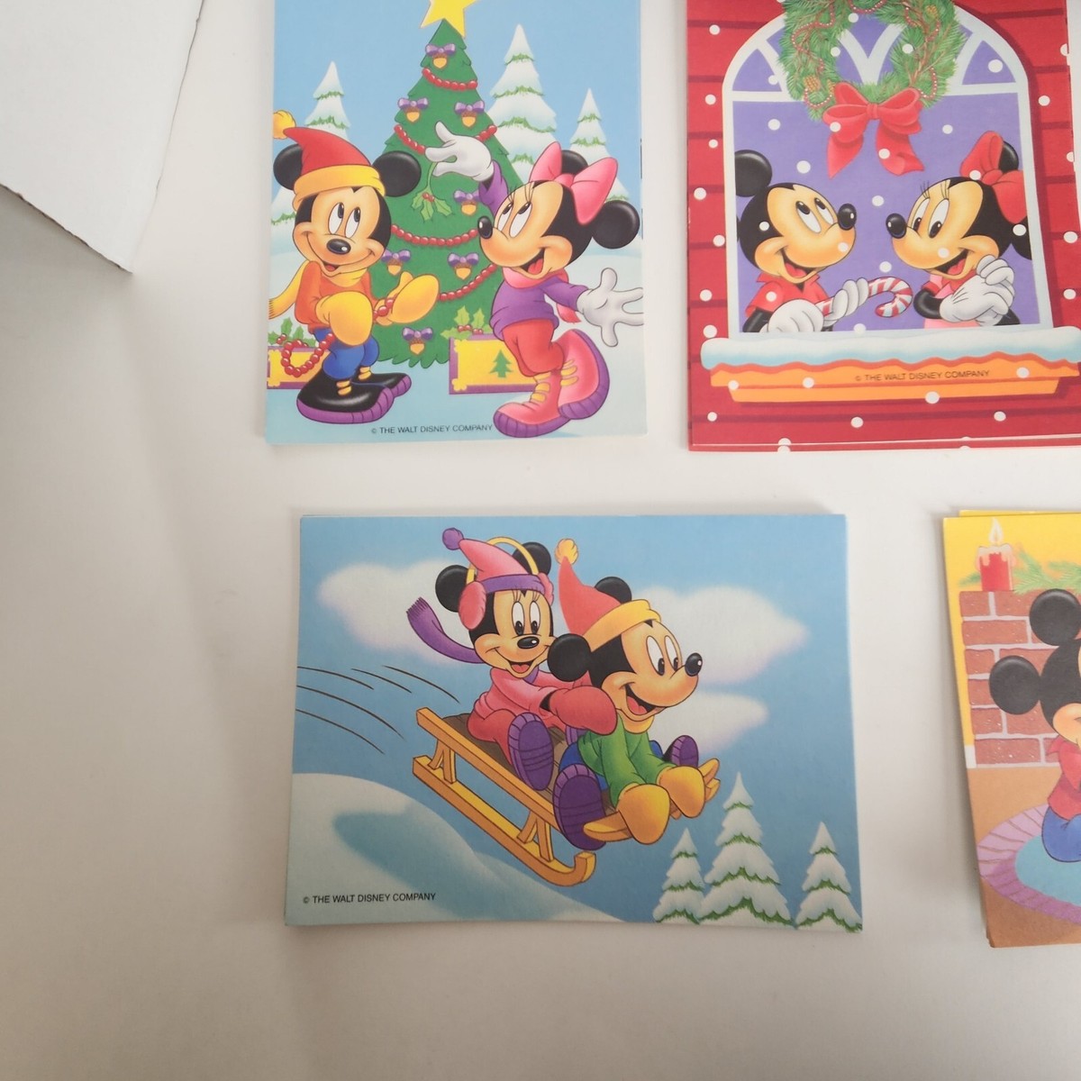 VTG Disney Christmas Greeting Cards (18) By Grand Award 80s or 90s