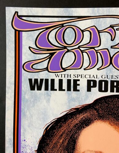 TORI AMOS - Póster promocional de concierto original de colección firmado - Filadelfia 1996 - Imagen 2 de 6