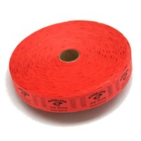 2000 Red Good For One Drink Single Roll Consecutively Numbered Raffle Tickets on sale 2000 Red Good For One Drink Single Roll Consecutively Numbered Raffle Tickets on sale