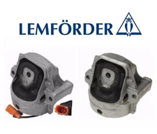 NEW Left and Right Engine Mount Lemfoerder Motor Support Bracket For Audi A4 A5