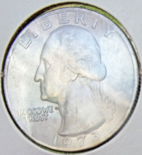1973 Washington Quarter-Uncirculated - 第 1/2 張圖片
