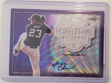 2020 Leaf PG Pre-Production Proof Purple Peyton Smith Autograph RC 1/1 Auto 