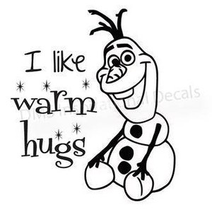 frozen movie christmas decal i like warm hugs wall lettering 28 christmas decal