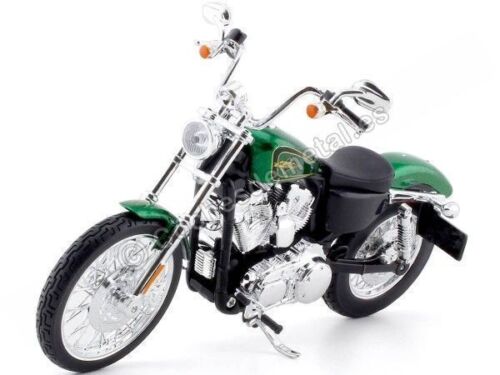 2013 Harley-Davidson XL 1200V Seventy-Two Verde Metalizado 1:12 Maisto 32335 - Imagen 1 de 4