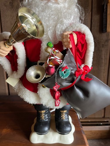 Vintage Telco Motionettes animierter Weihnachtsmann 24" beleuchtet - Bild 13 von 14