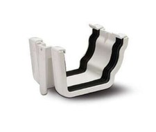 Polypipe RH702W 117mm Sovereign Gutter - Union Bracket - White