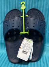 Crocs Sandals - Baya II Slides, Waterproof Shower Shoes Blue Sz-M 5- W 7