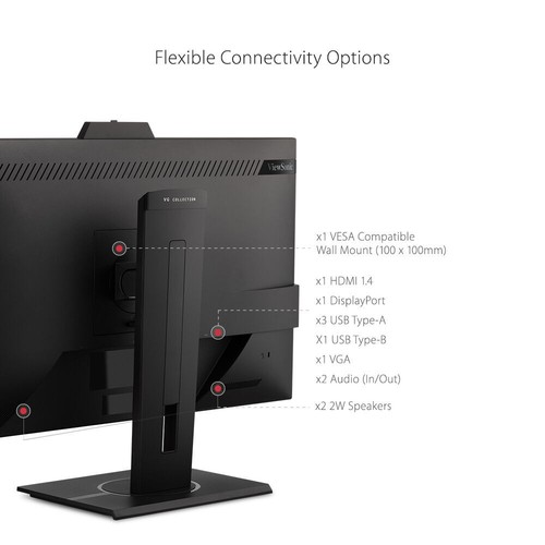 ViewSonic VG3456-S 34" 21:9 USB TypeC Docking VA Monitor - Certified Refurbished - Picture 11 of 12