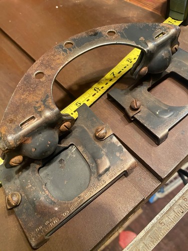 dual ball-jointed rear view mirror, Pat. 1928 made by Standard Mirror. Buffalo, - Picture 8 of 8