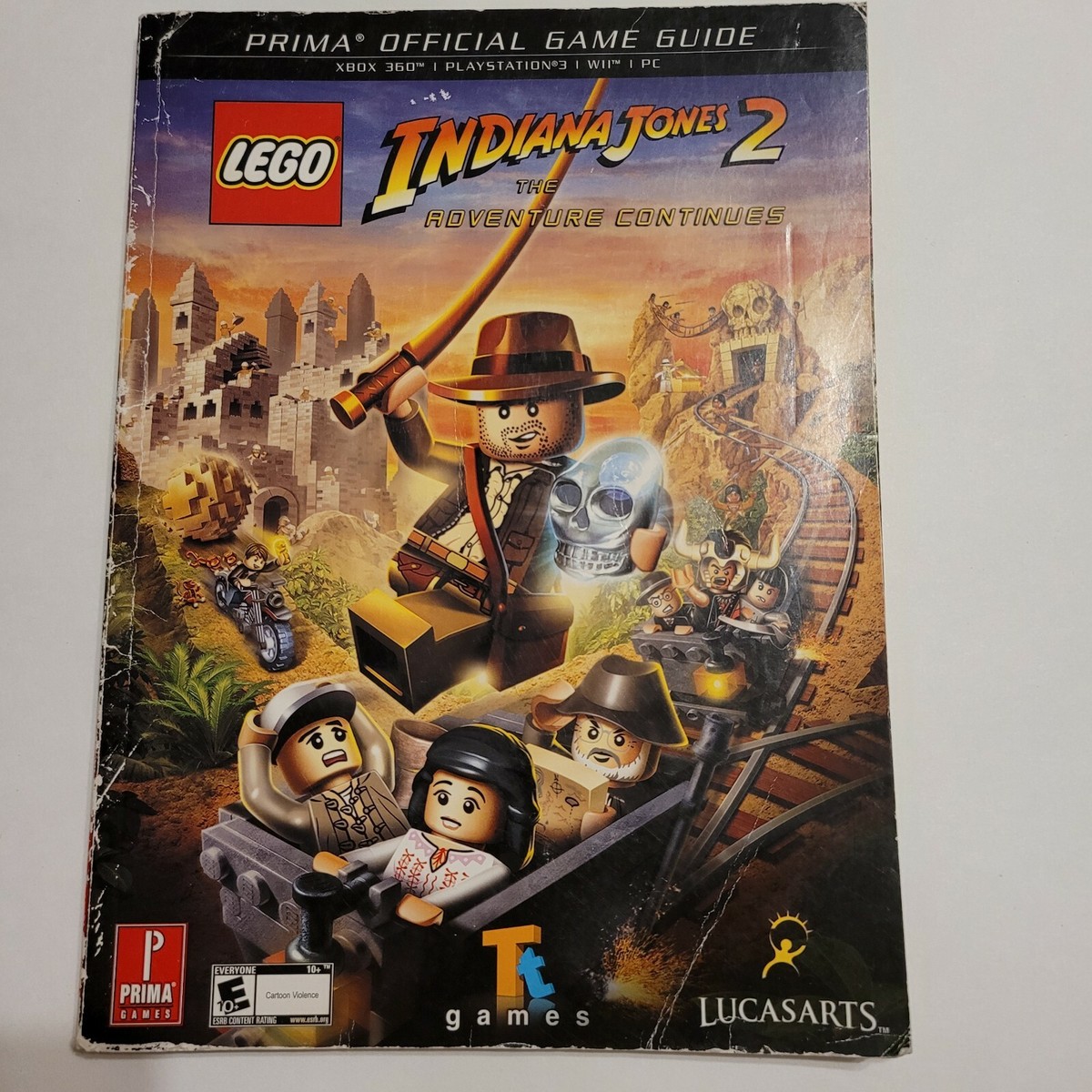 LEGO OFFICIAL GAME GUIDE INDIANA JONES THE ADVENTURE CONTINUES PS3 XBOX  360