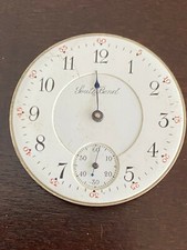VINTAGE 16S SOUTH BEND POCKET WATCH MOVEMENT,GR.207,GOOD BALANCE, BROKEN MAIN
