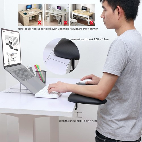 AHPOON Ergonomics Desk Extender Tray, Keyboard Drawer Tray 26.8"x8.5" - Picture 8 of 11