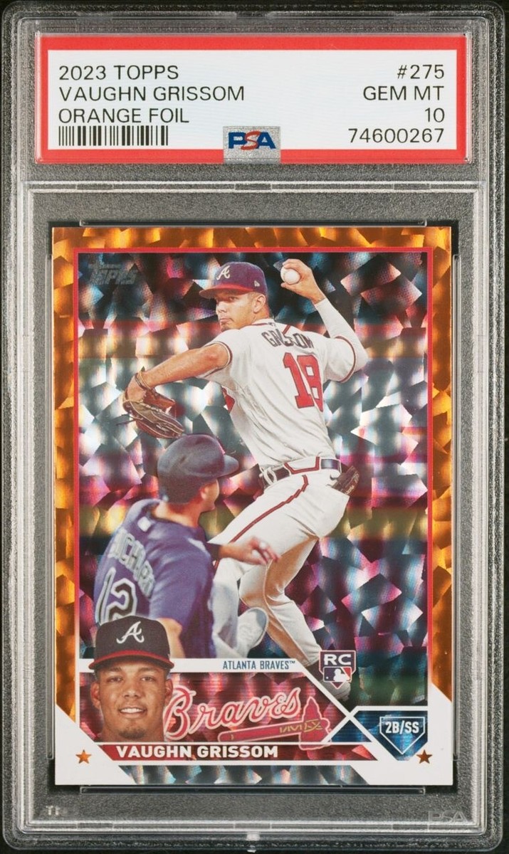 2023 Topps Vaughn Grissom Orange Foil #150/299 GEM MT 10 ⚾️ | eBay