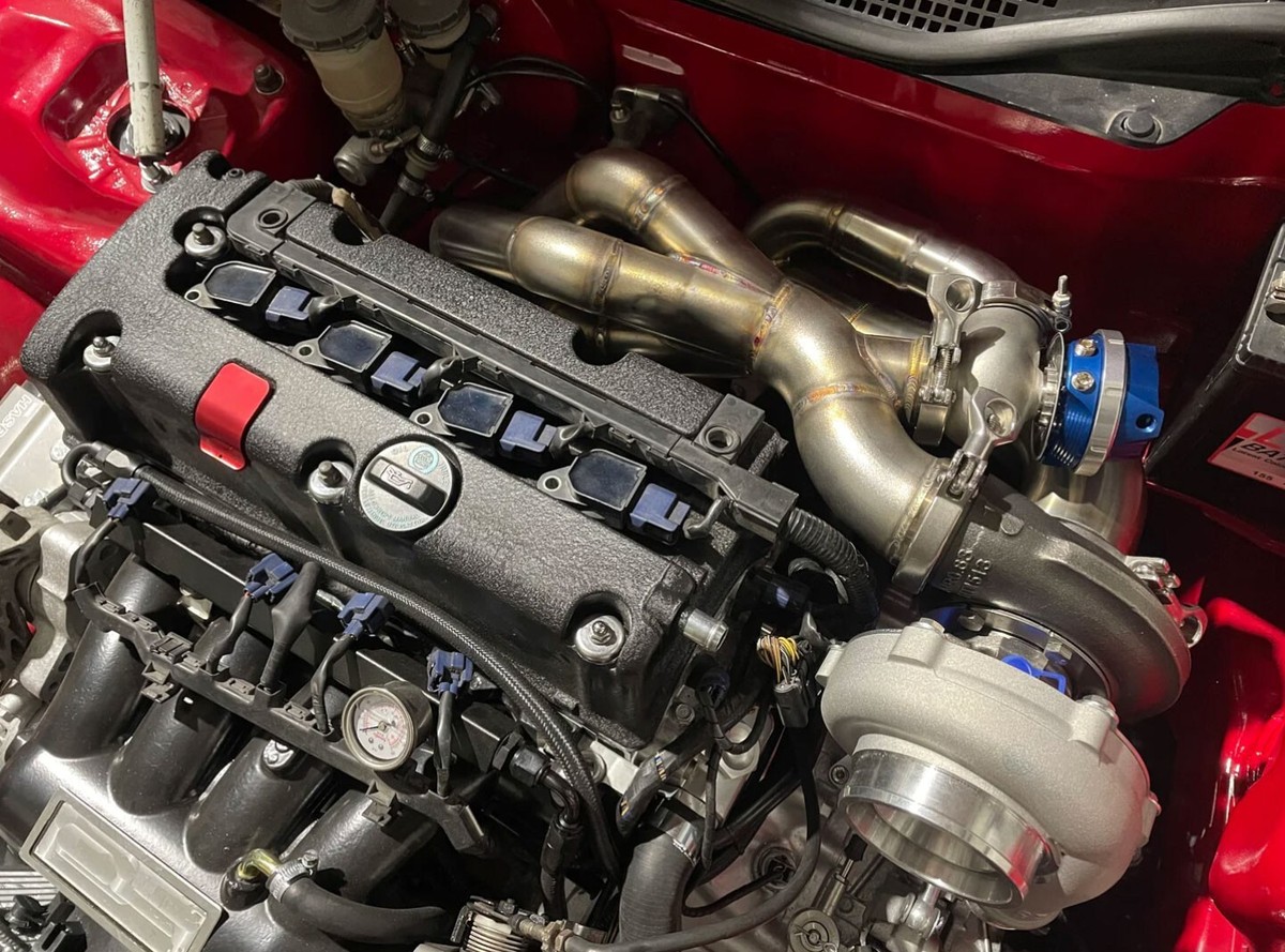 WG Priority Sidewinder Turbo Manifold K-Series EG EK Civic Integra